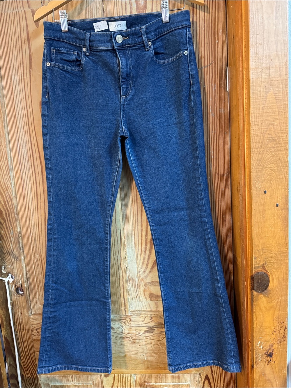 LOFT outlet Women's Dark Blue flare Leg Jeans 6